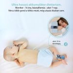 Viatom Baby O2 S2- Légzésfigyelő készülék külső állomással- Véroxigénszint- Pulzus- Mozgás