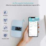 Viatom Baby O2 S2- Légzésfigyelő készülék külső állomással- Véroxigénszint- Pulzus- Mozgás