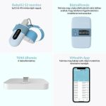 Viatom Baby O2 S2- Légzésfigyelő készülék külső állomással- Véroxigénszint- Pulzus- Mozgás