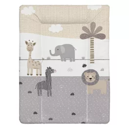   Puha pelenkázó lap 70×50 cm – vízhatlan, bababarát Softy pelenkázó alátét – Szafari Bézs