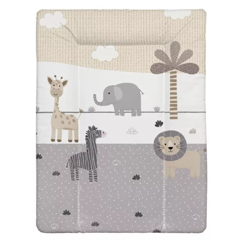 Puha pelenkázó lap 70×50 cm – vízhatlan, bababarát Softy pelenkázó alátét – Szafari Bézs