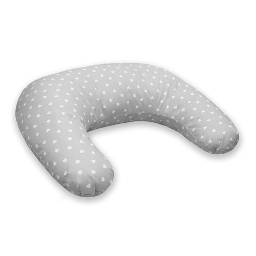 Scamp Kifli alakú szoptatós párna pamut huzattal/LittleHearts