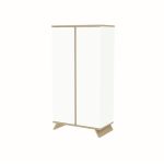 Sienna White 2 osztású szekrény