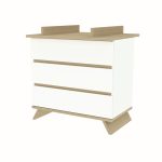 Faktum Sienna White komód + pelenkázó toldalék