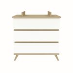 Faktum Sienna White komód + pelenkázó toldalék