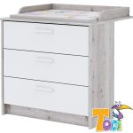 Todi Bee 70x140 átalakítható babaágy szett - 3 fiókos komód - toldalék