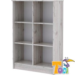 Todi Beenyitott polcos szekrény (140 cm magas)