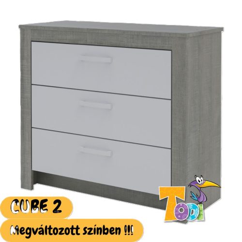 Todi Cube2 3 fiókos komód