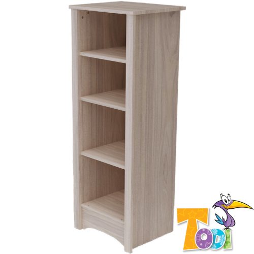 Todi Magic keskeny nyitott polcos szekrény (140 cm magas)