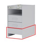 Todi White Bunny Magasító komód alá