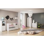 Todi White Bunny Pelenkázó toldalék 3 fiókos komódhoz