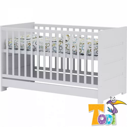 Todi White Bunny 70×140 cm-es átalakítható babaágy