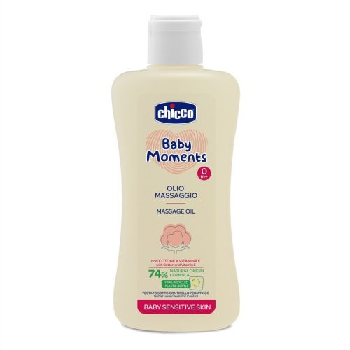 Chicco Babaolaj 200 ml - sensitivegyapotmagolaj és E-vitamin