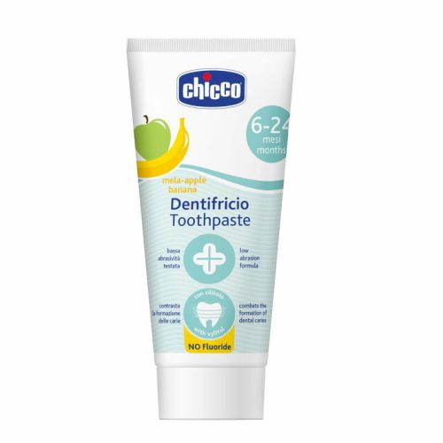 Chicco Almás-banán ízű fluormentes fogkrém 50 mlxilittel édesítve