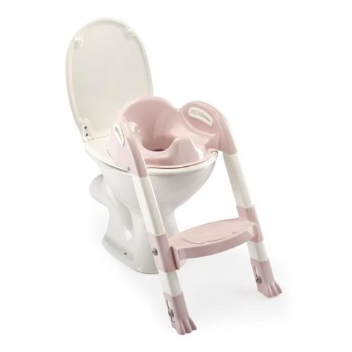 Thermobaby wc szűkítő lépcsős Kiddy Loo Rose poudre rózsaszín 