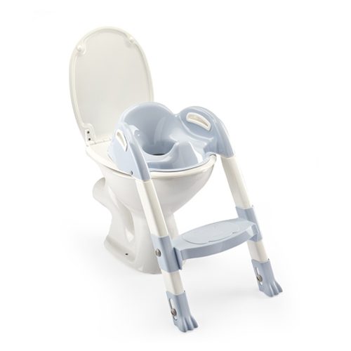 Thermobaby wc szűkítő lépcsős Kiddy Loo Fleur bleue kék 