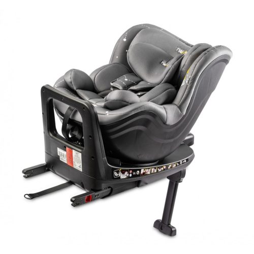 CARETERO TWISTY I-SIZE 0-105cm (0-18 KG) ISOFIX AUTÓÜLÉS  SZÜRKE